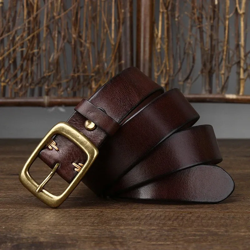 Genuine Cowhide Vintage Belt