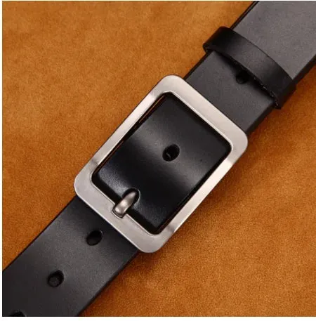 Genuine Leather Luxury Men's Belt - 100-130cm