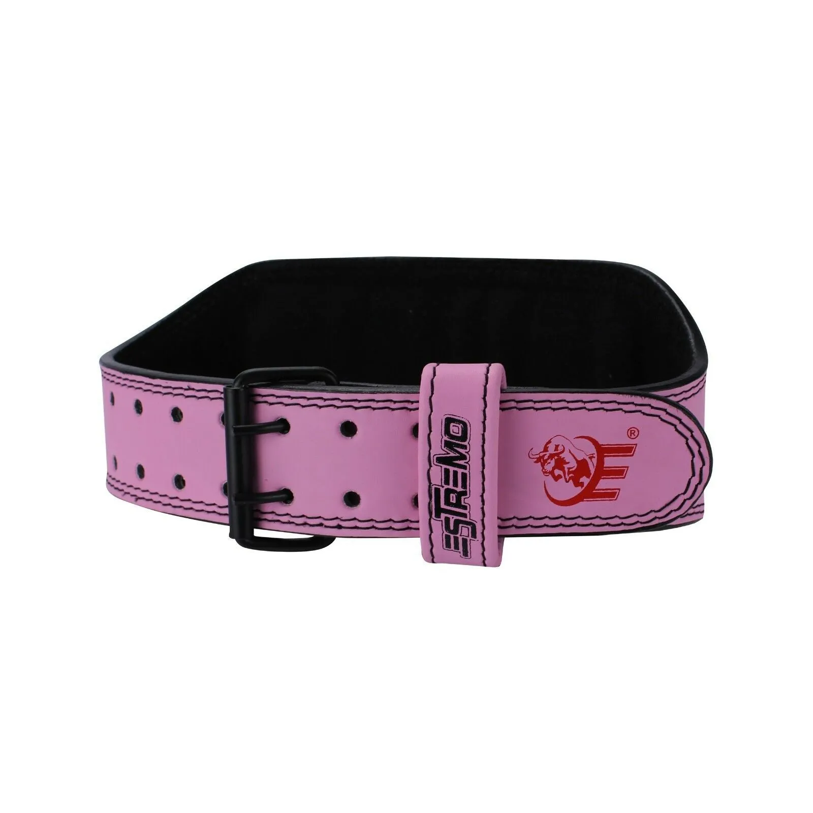 Genuine Leather Weightlifting Belt 6" Wide - Pink