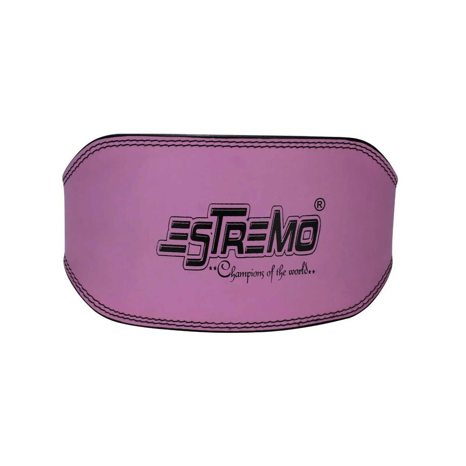 Genuine Leather Weightlifting Belt 6" Wide - Pink