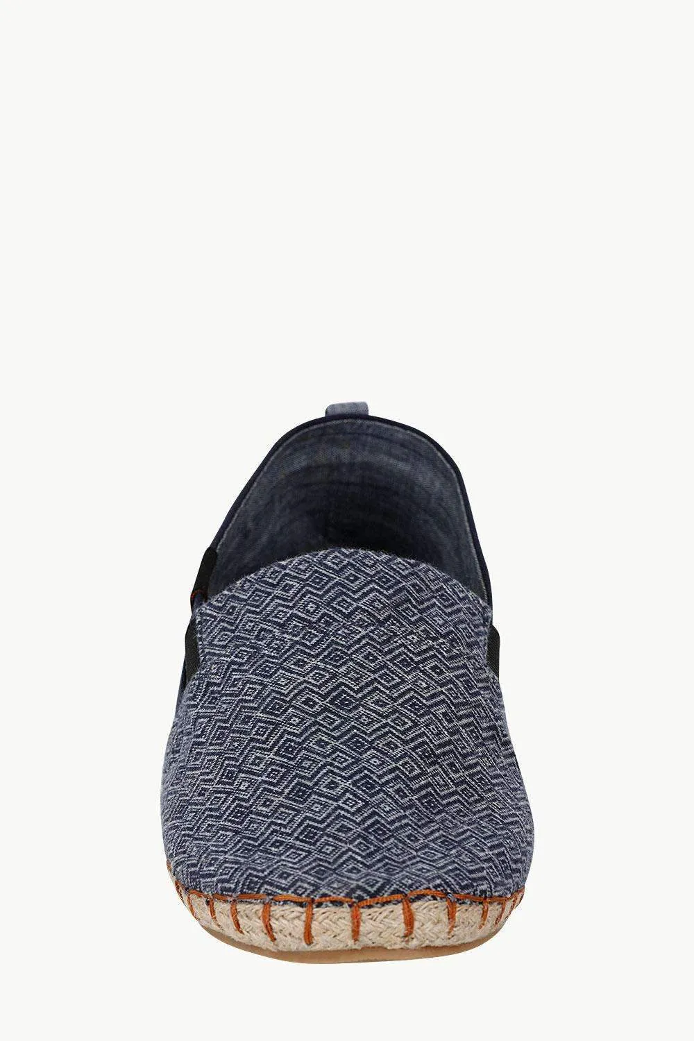 Geometric Diamond Woven Espadrilles