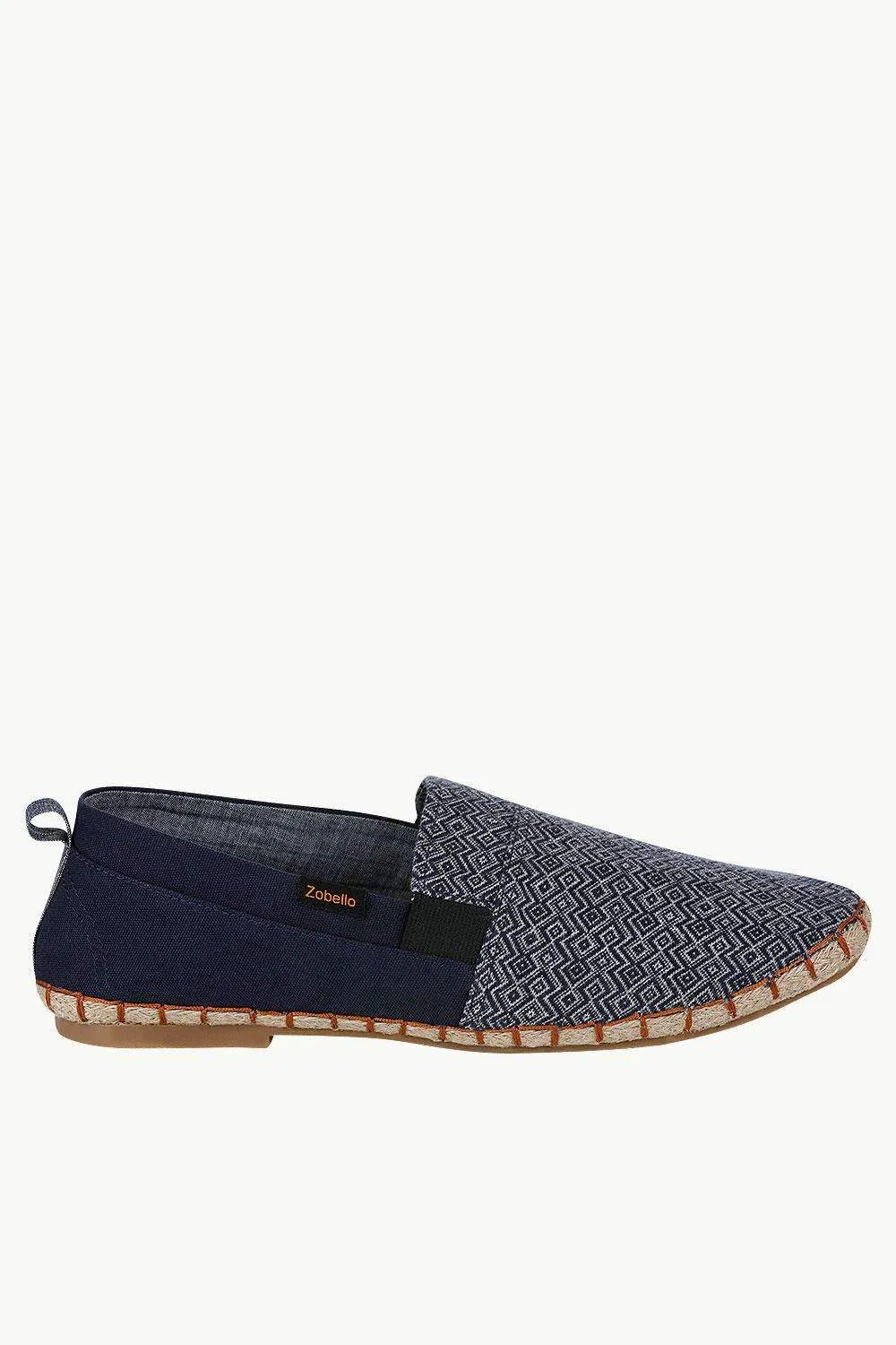 Geometric Diamond Woven Espadrilles