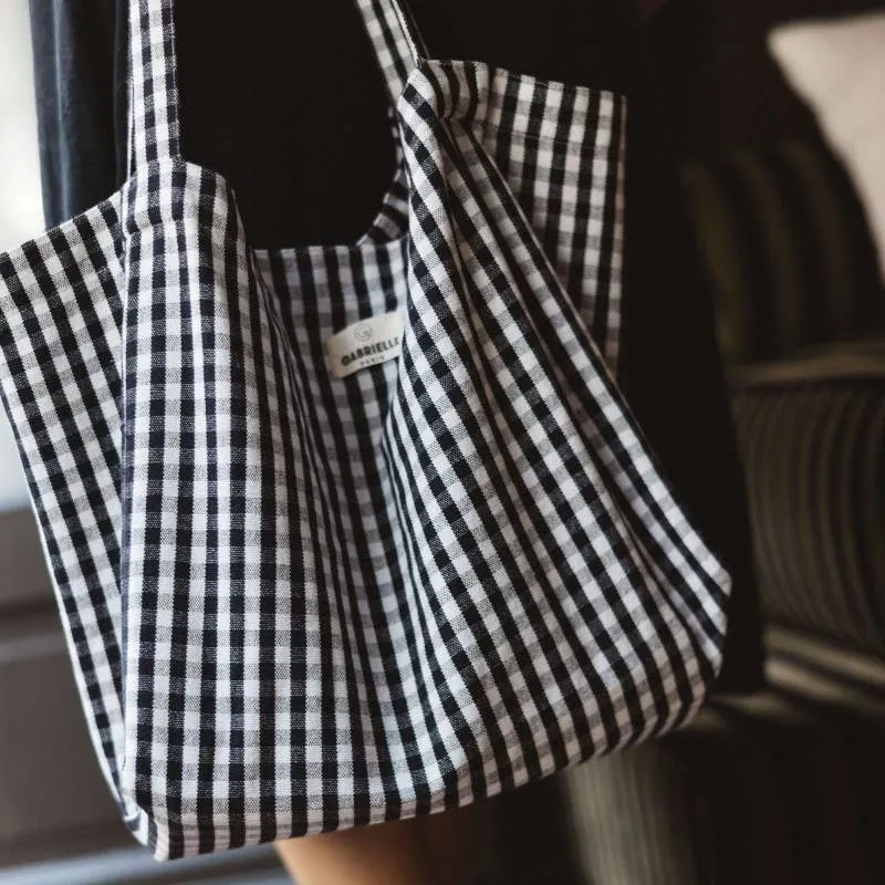 Gingham Cotton Bags