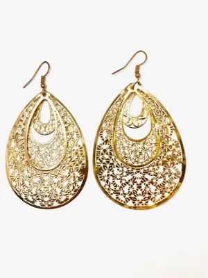 Gold Drop Earrings