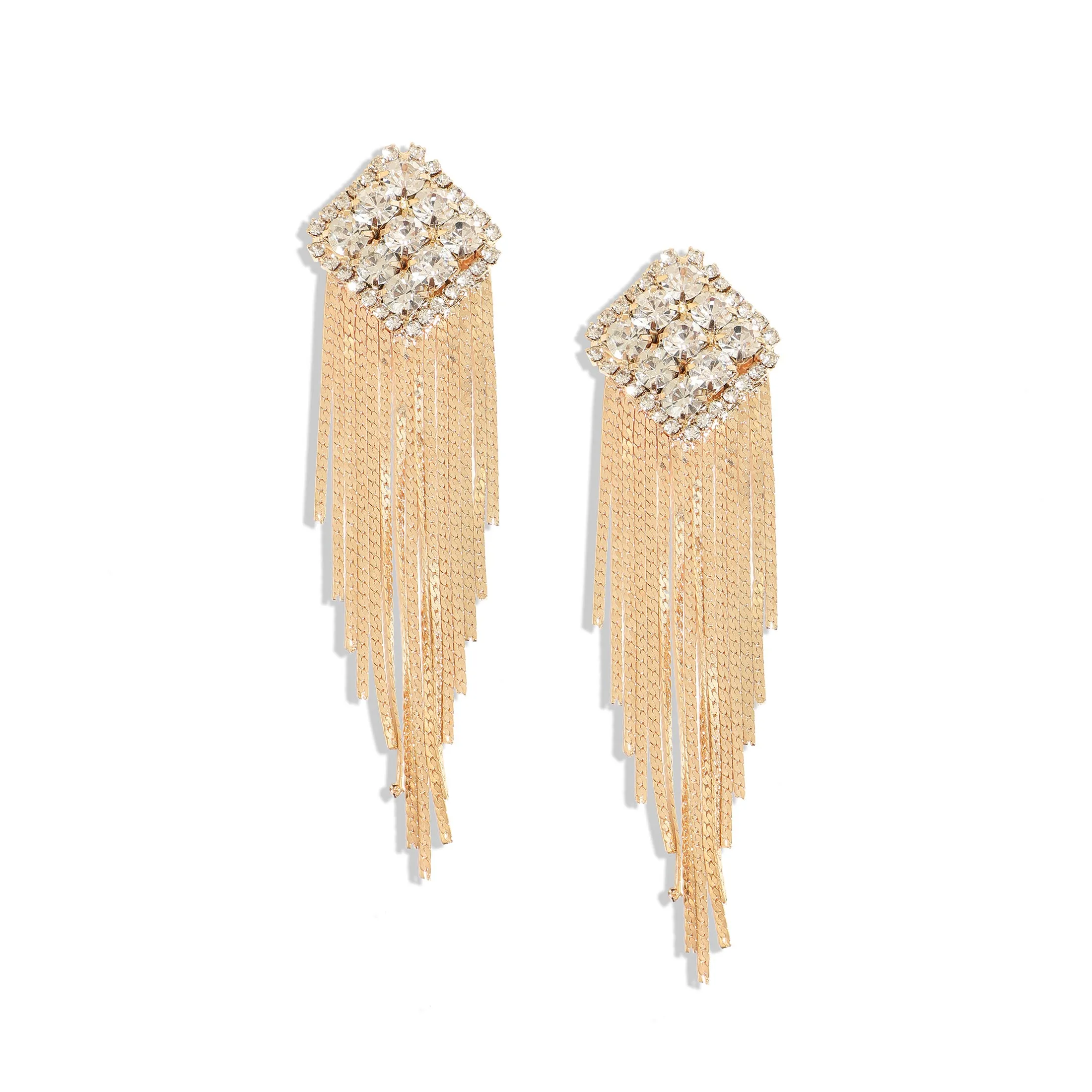 Gold-Plated Drop Earrings Earrings