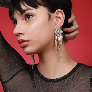Gold-Plated Drop Earrings Earrings