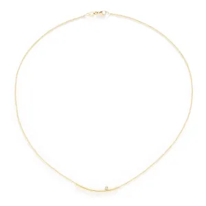 Golden Bar Pendant Necklace