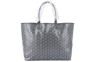 GOYARD SAINT LOUIS PM BAG GREY COLOR WITH DUST COVER