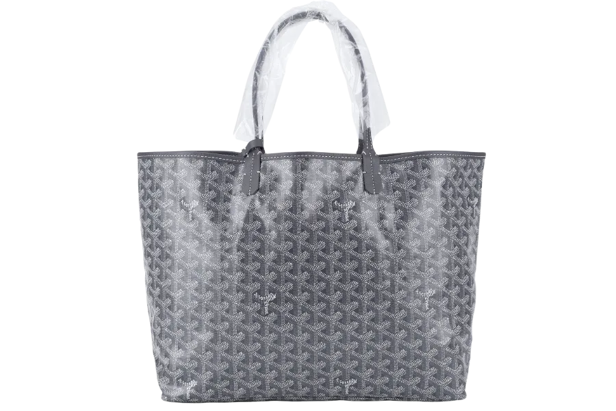 GOYARD SAINT LOUIS PM BAG GREY COLOR WITH DUST COVER
