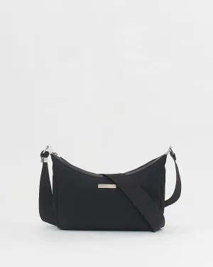 Gucci Black Canvas Convertible Shoulder Bag