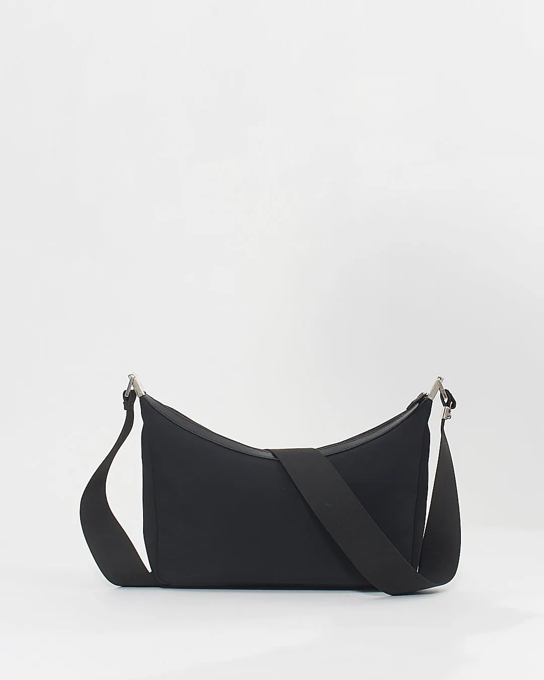 Gucci Black Canvas Convertible Shoulder Bag