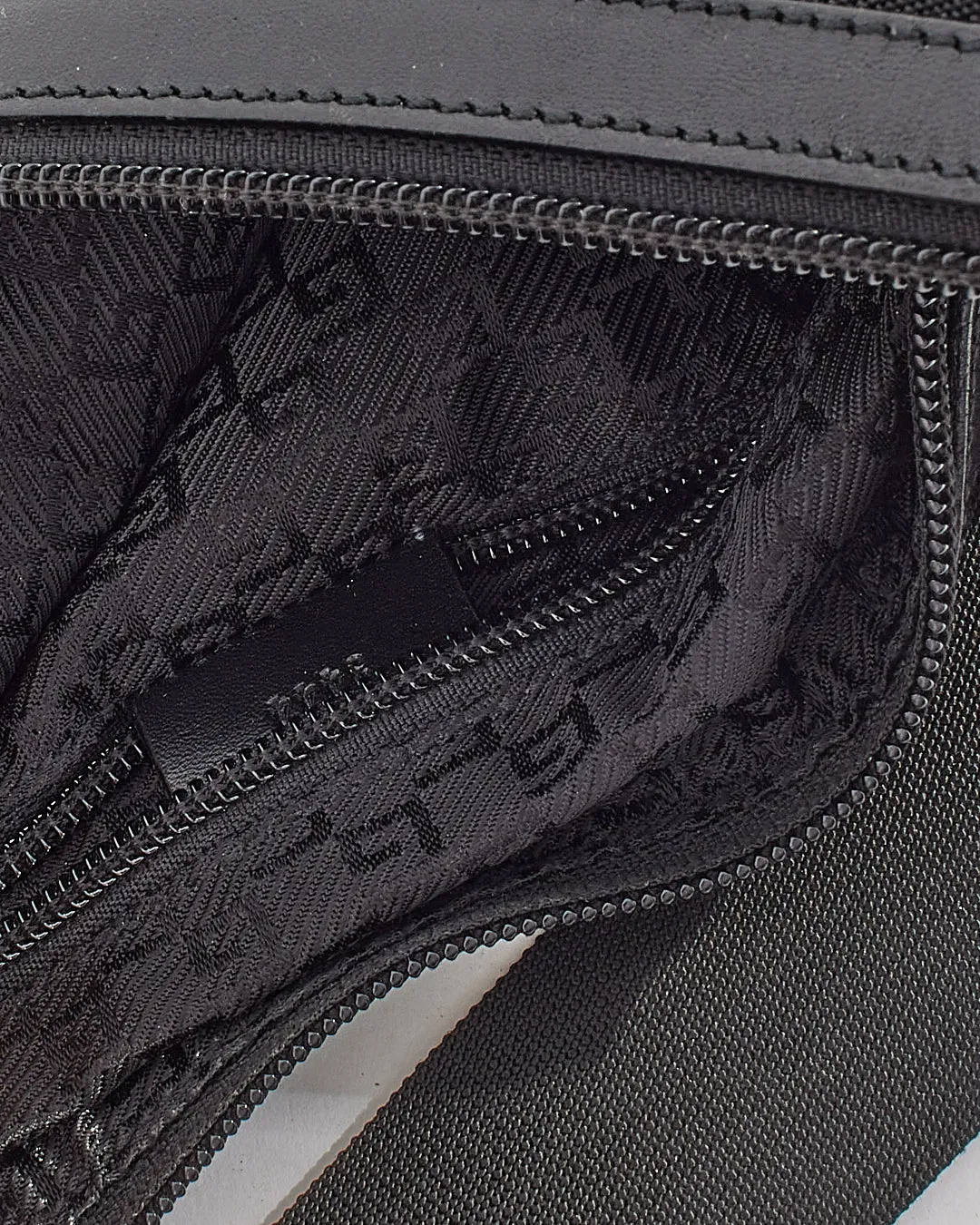 Gucci Black Canvas Convertible Shoulder Bag