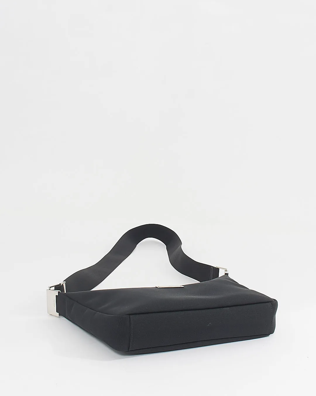 Gucci Black Canvas Convertible Shoulder Bag
