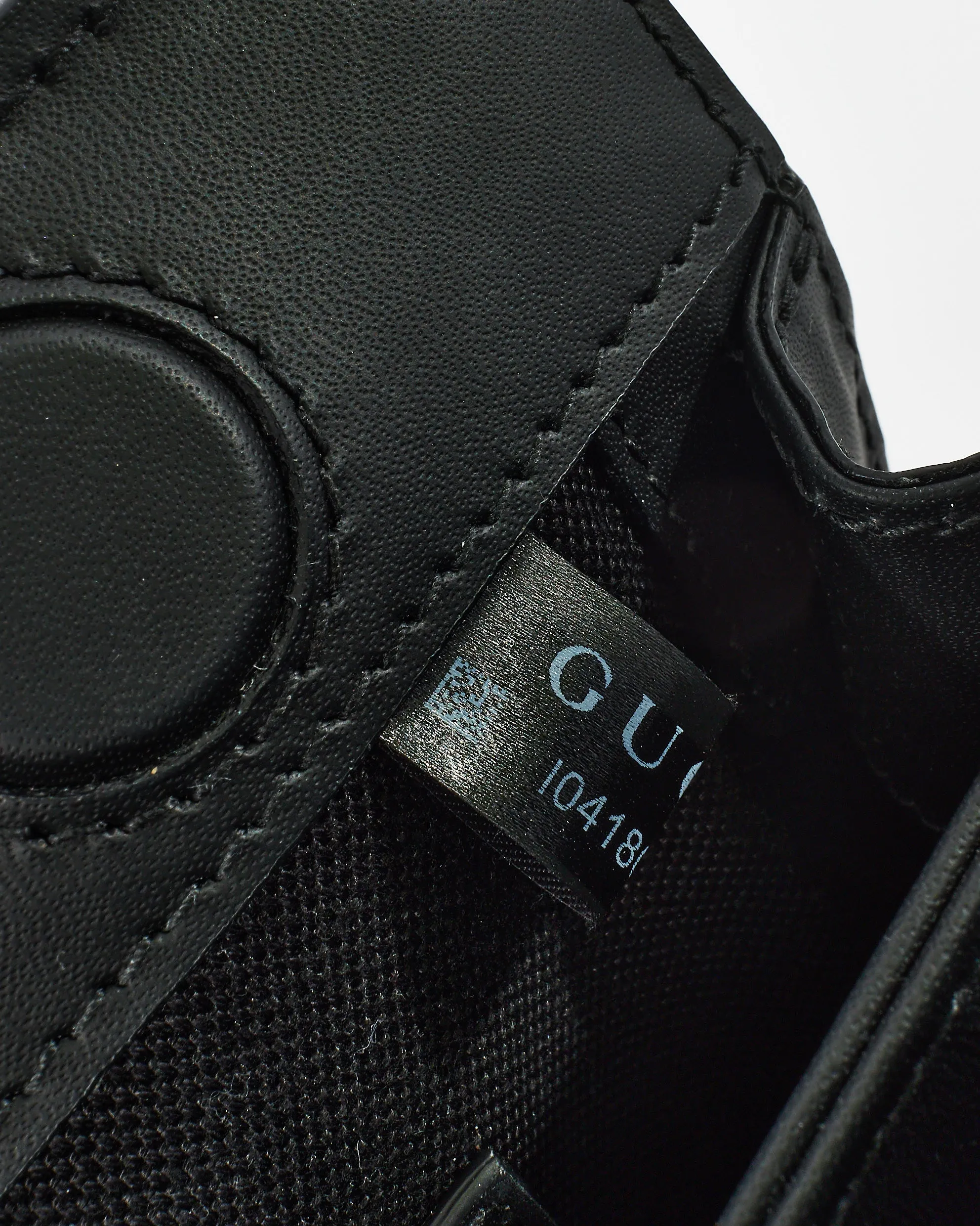 Gucci Black Monogram Canvas GG Ophidia Chain Shoulder Bag