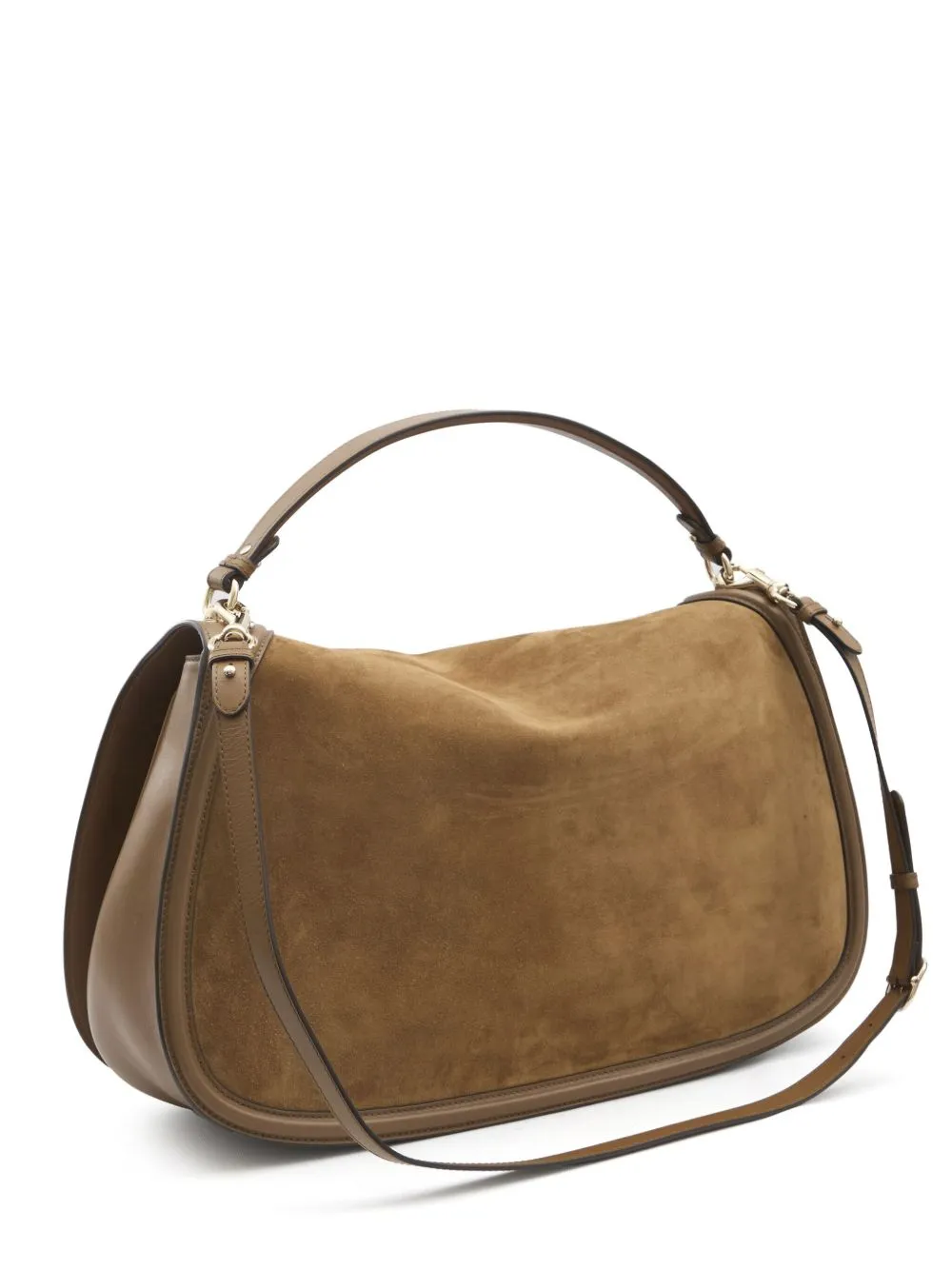 Gucci blondie suede leather handbag