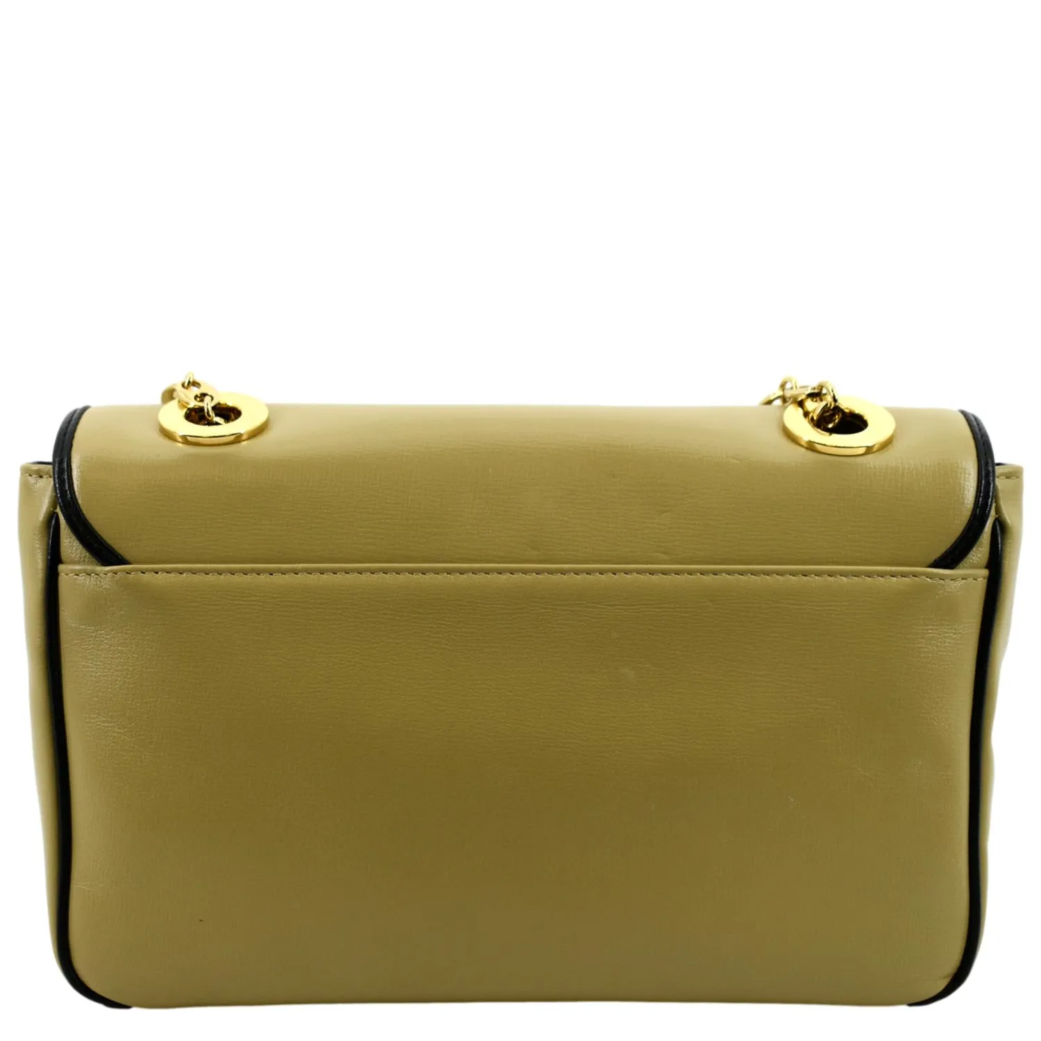 GUCCI Linea Marina Small Leather Chain Shoulder Bag Beige 576421