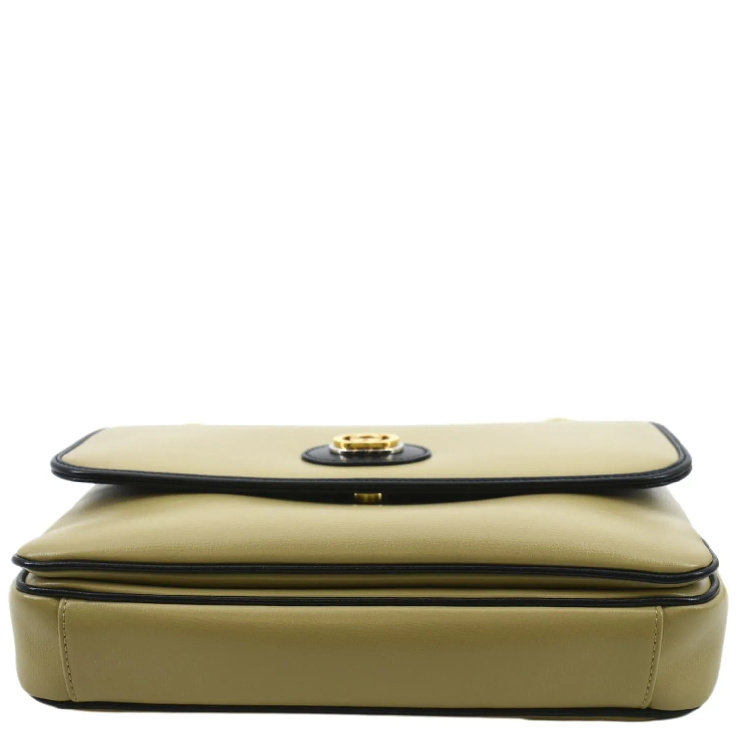 GUCCI Linea Marina Small Leather Chain Shoulder Bag Beige 576421