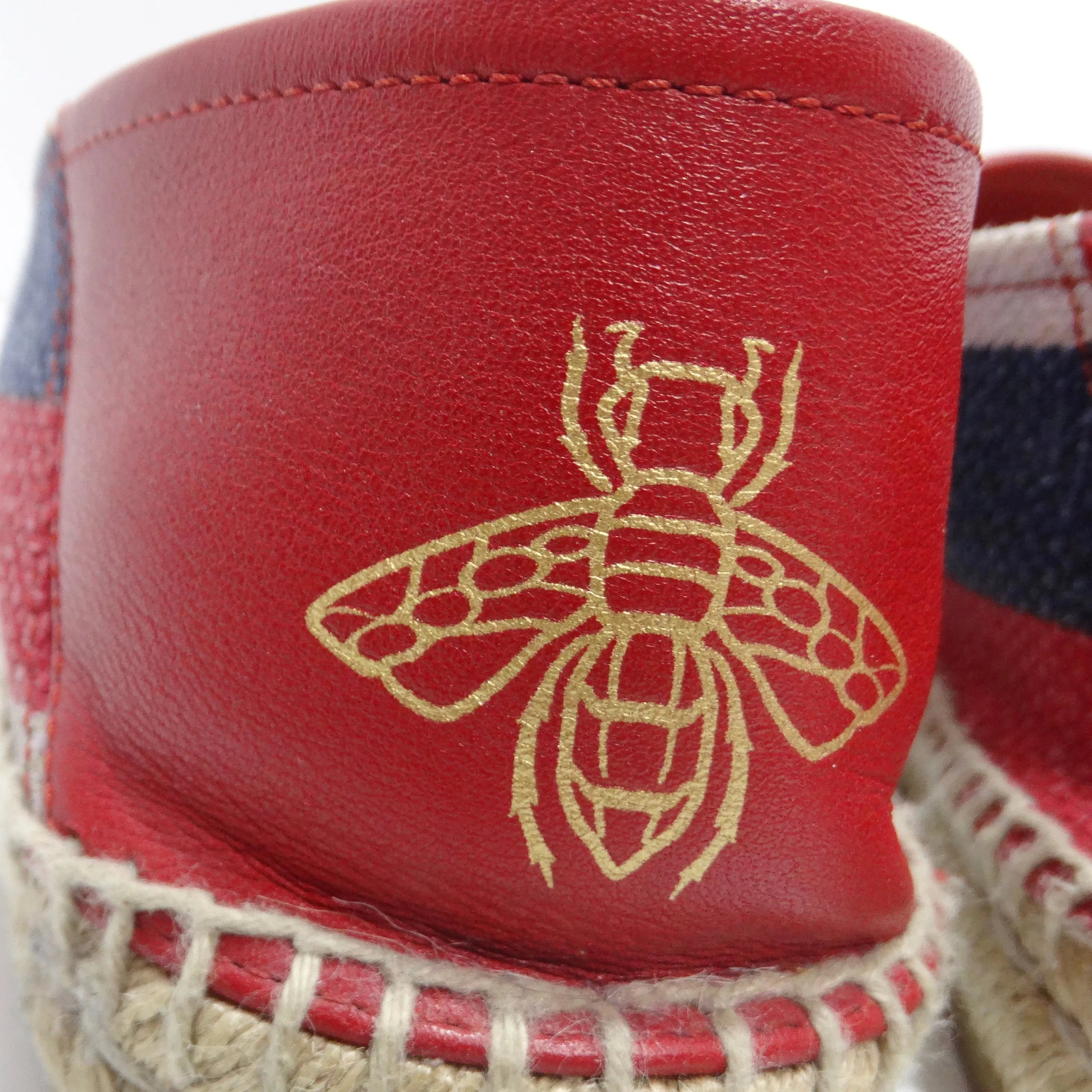 Gucci Sylvie Logo Espadrilles