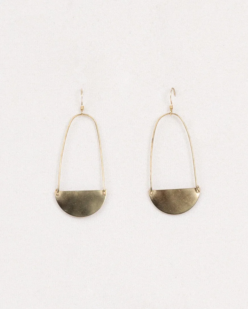 Half Moon Drop Earrings