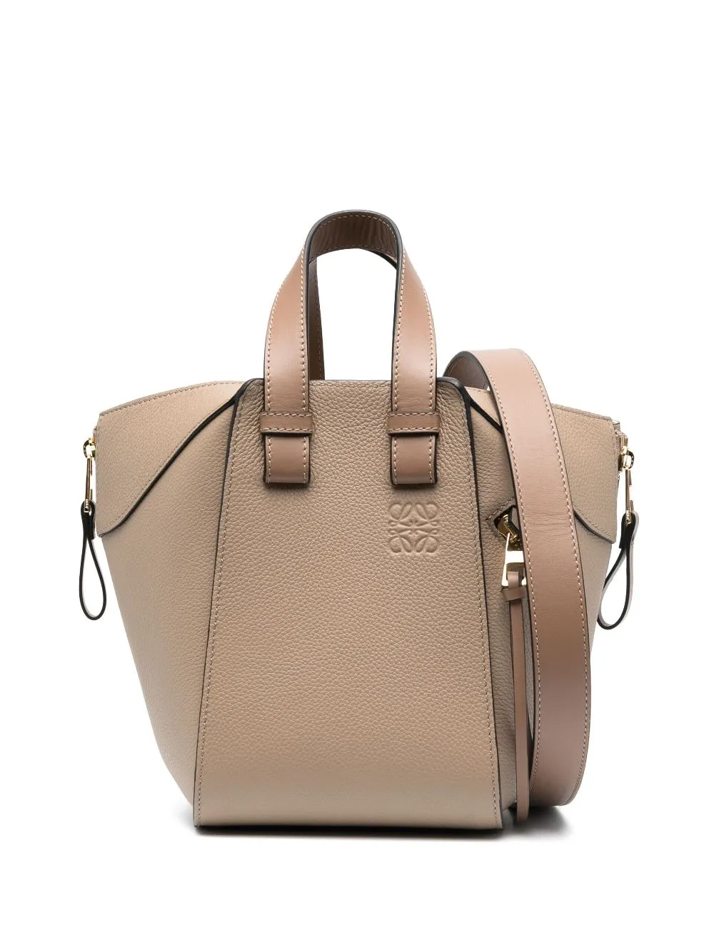 Hammock compact leater handbag