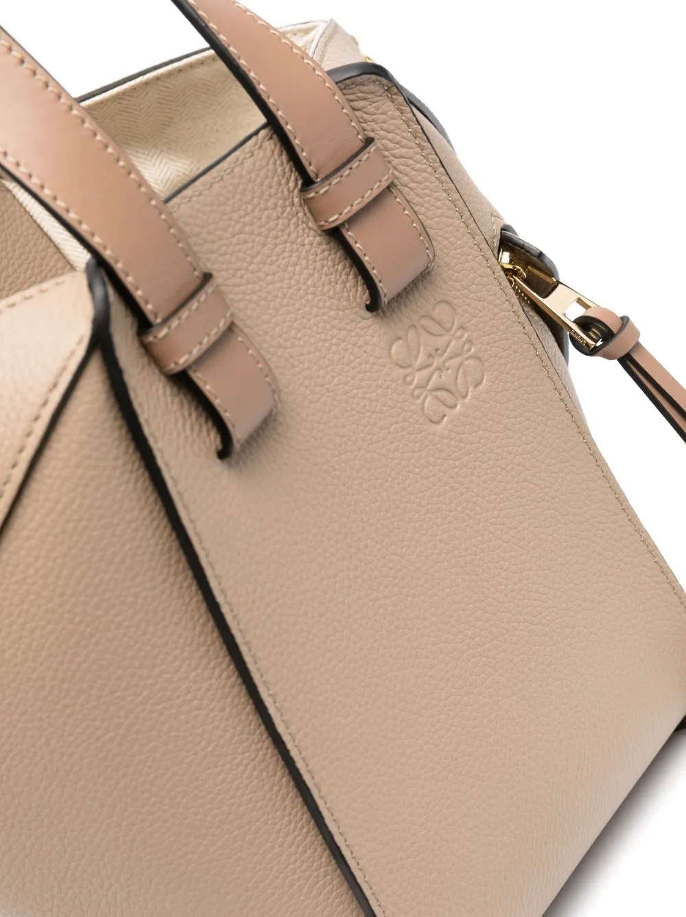Hammock compact leater handbag