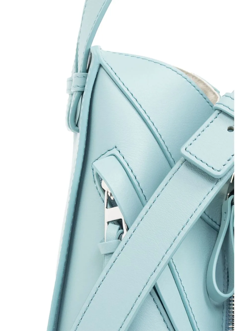 Hammock compact leather handbag