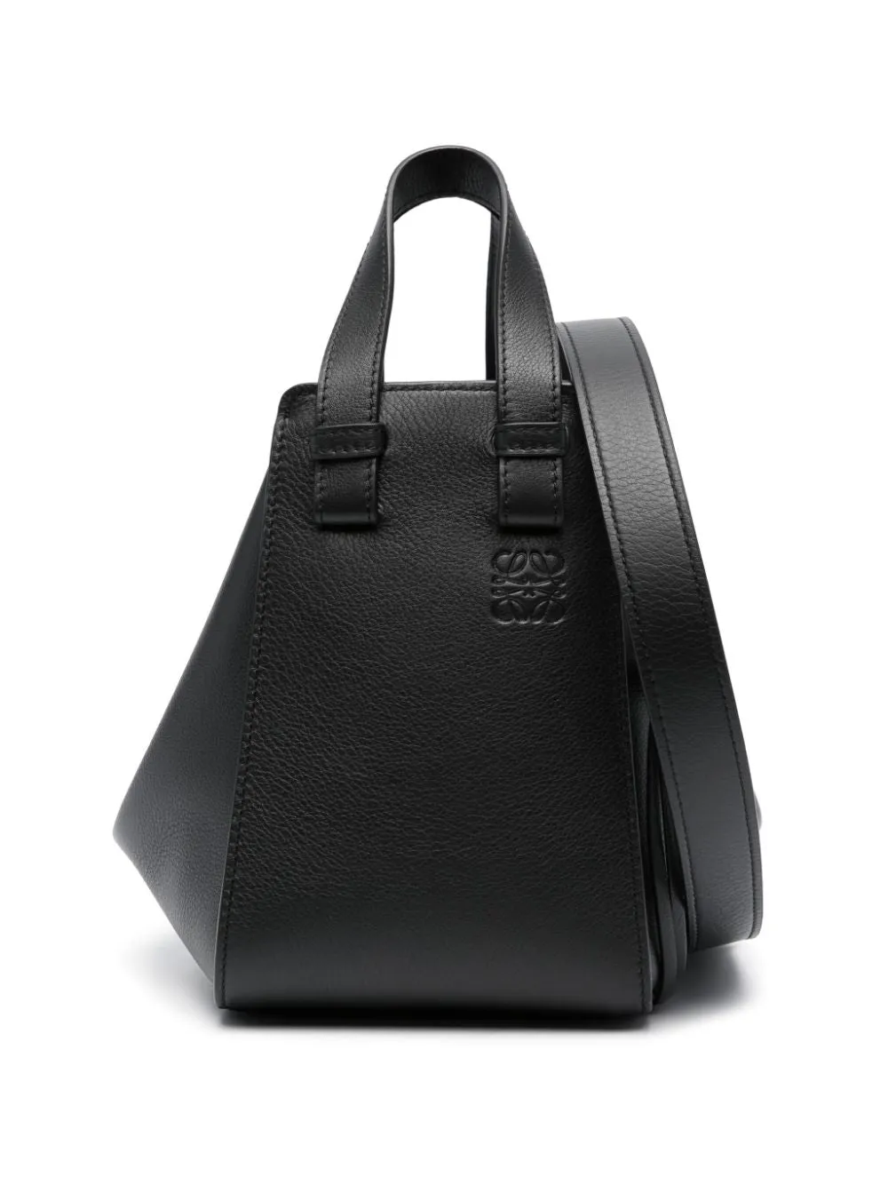 Hammock compact leather handbag