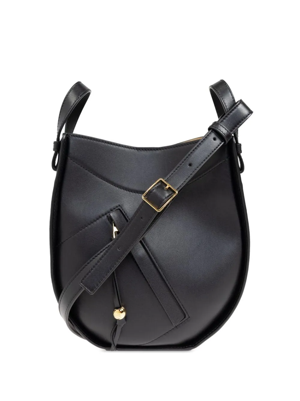 Hammock leather shoulder bag