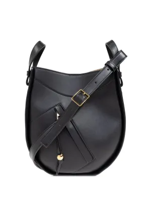 Hammock leather shoulder bag