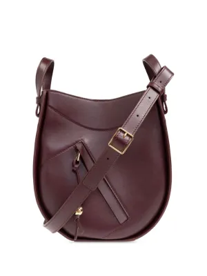 Hammock leather shoulder bag