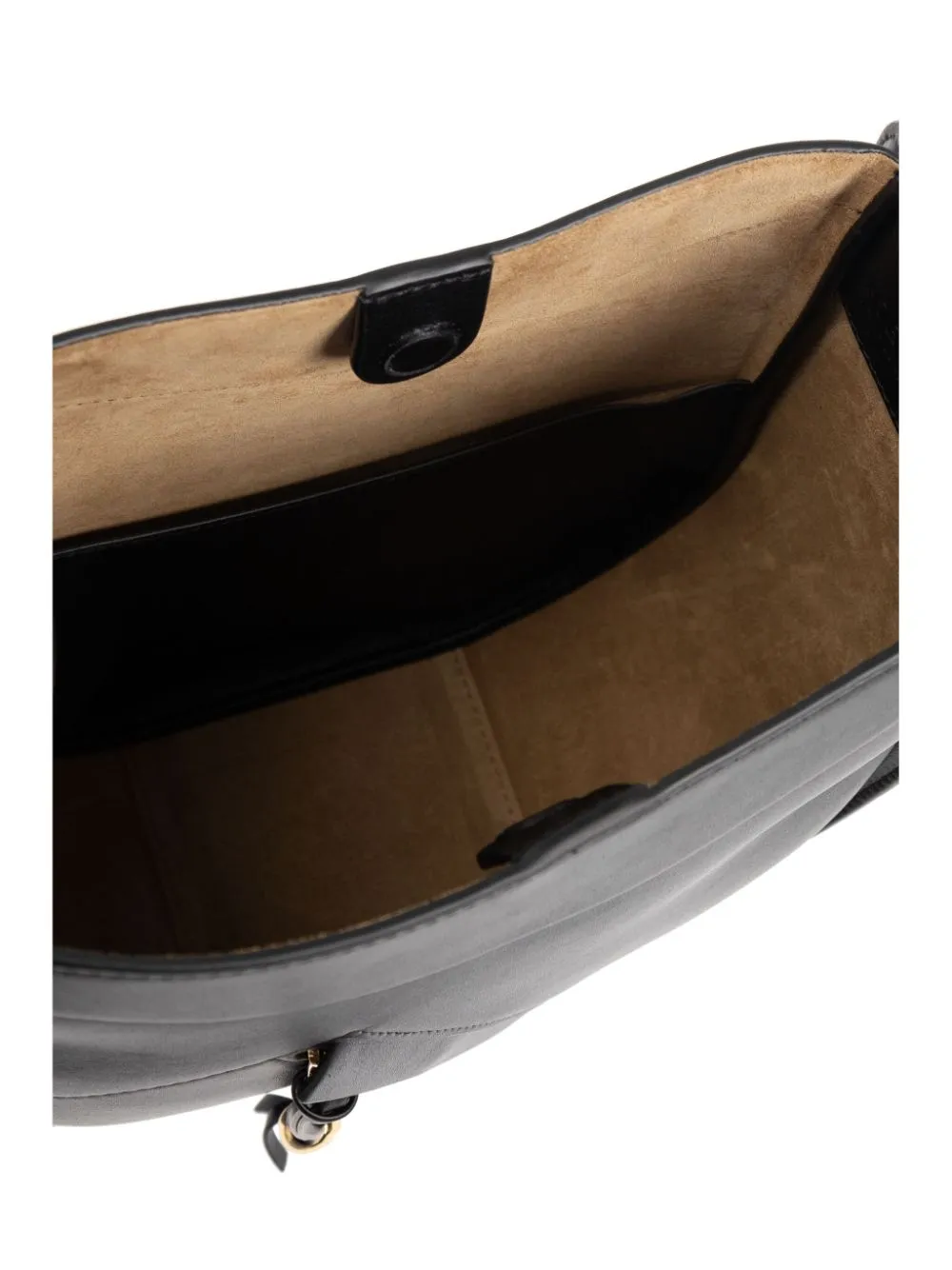 Hammock leather shoulder bag