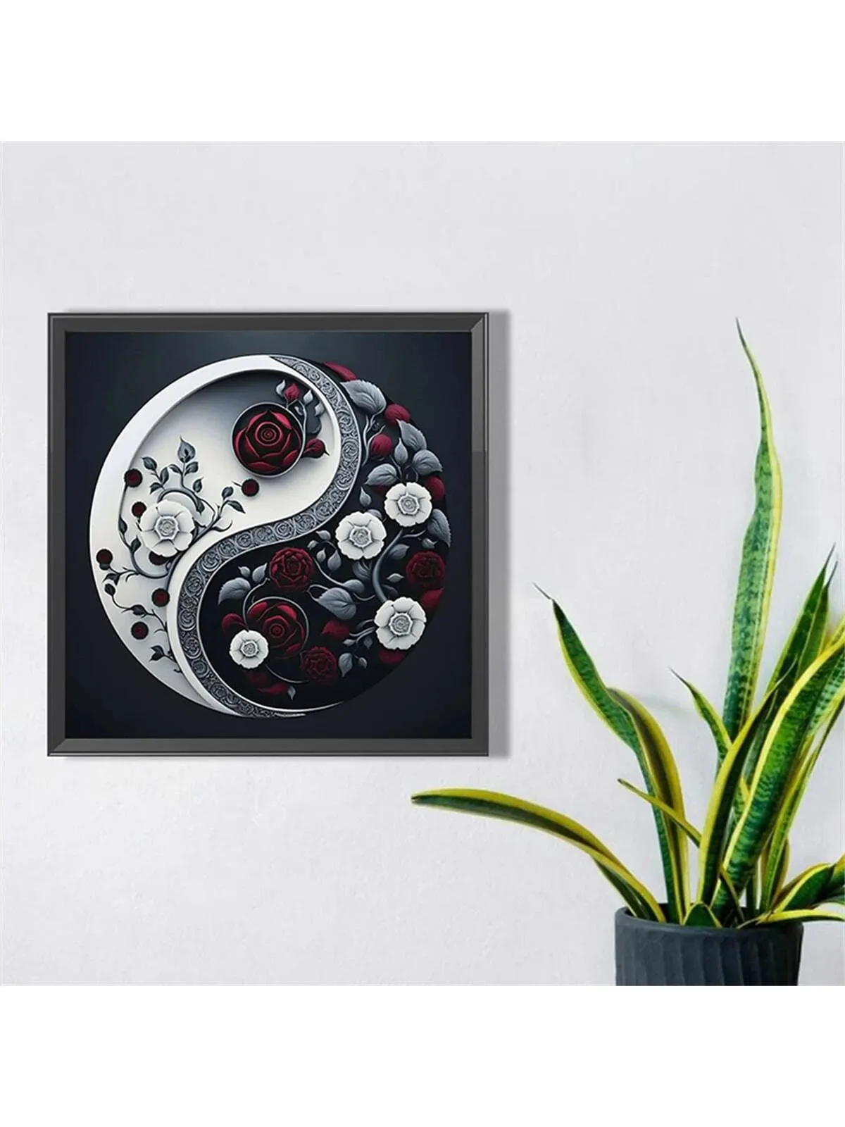 Handmade Custom Art 5d Full Drill Art as the Photo Shows 5D Diamond Painting Paint by Numbers DIY Gem Art Craft for Adult Kids 8x8 In approx