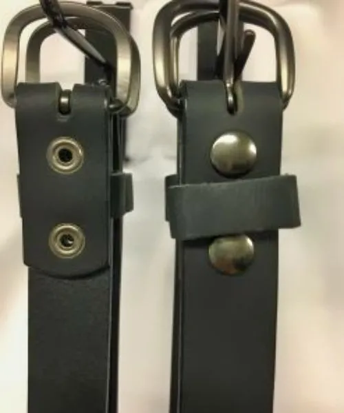 Handmade Men's Solid Leather Belt - 1 Inch, Sizes 60-64