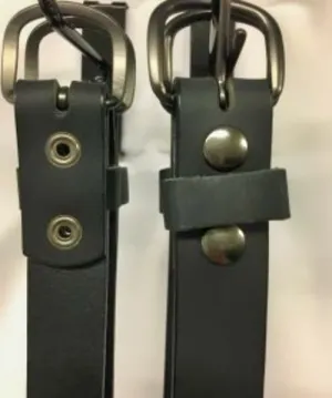 Handmade Men's Solid Leather Belt - 1 Inch, Sizes 60-64