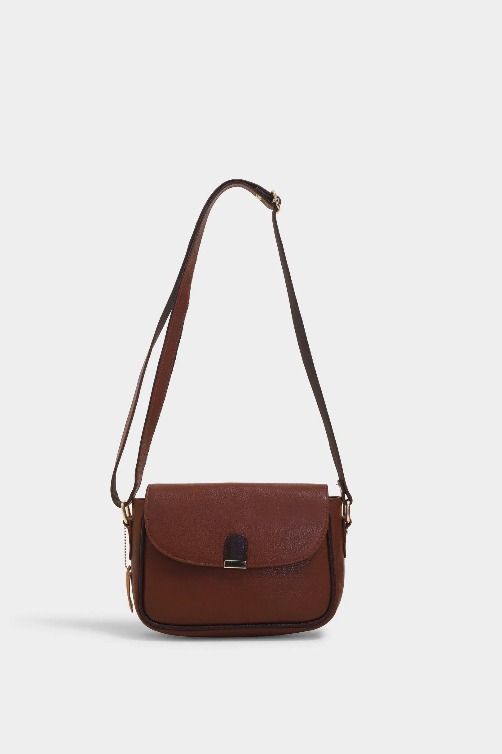 Harper tan sling bag