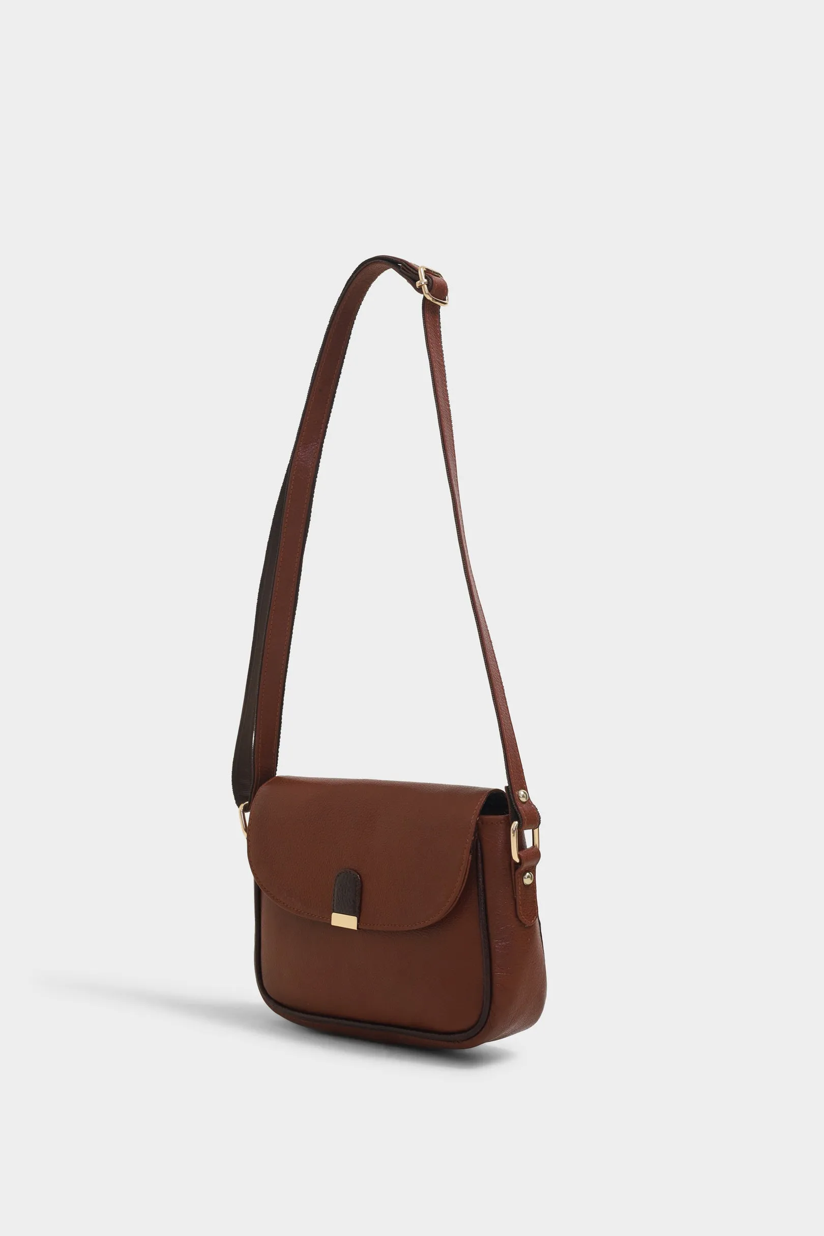 Harper tan sling bag