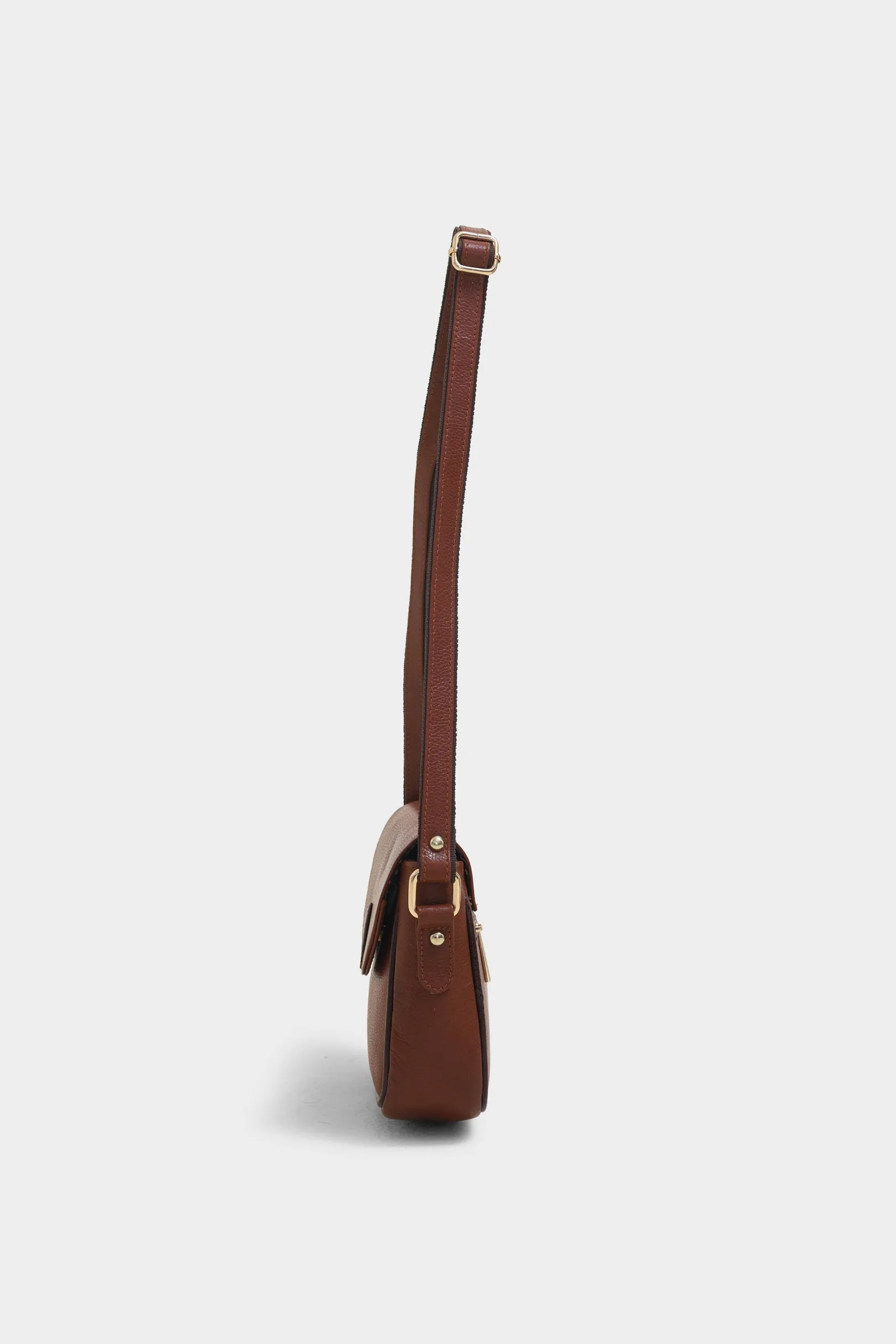 Harper tan sling bag