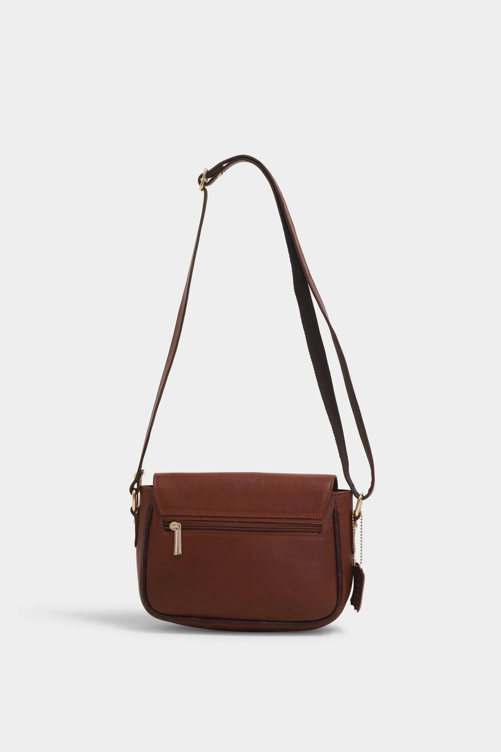 Harper tan sling bag