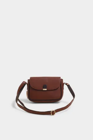 Harper tan sling bag