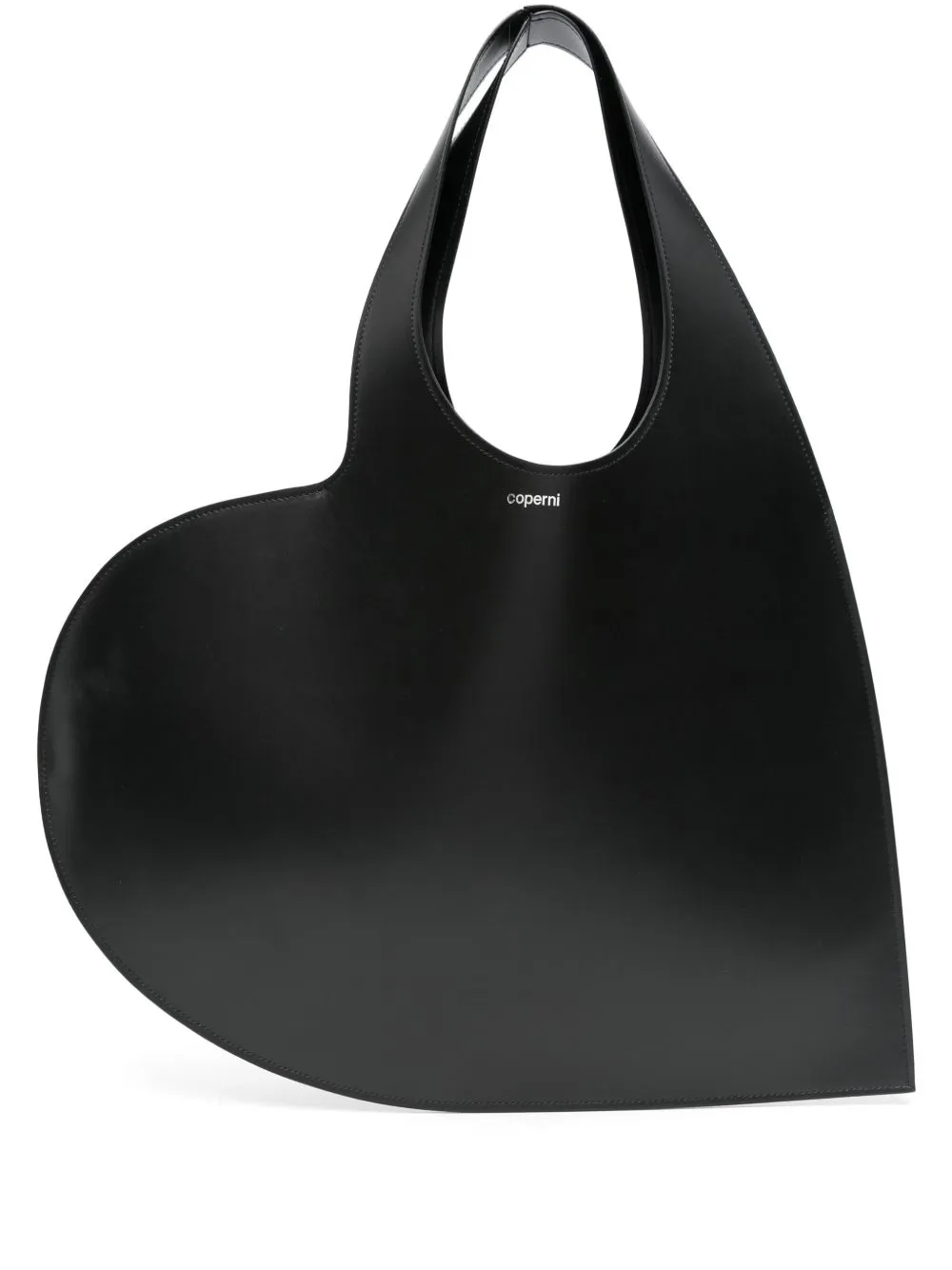 Heart leather handbag
