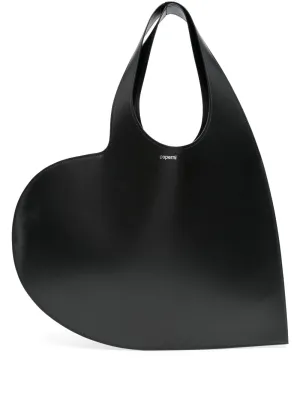 Heart leather handbag
