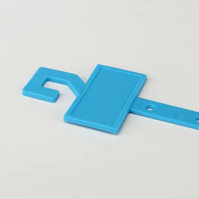 Heavy Duty Fashionable Blue Plastic Belt Hangers For Stores