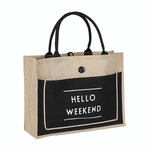 High Quality Women Linen Luxury Tote Large Bag
