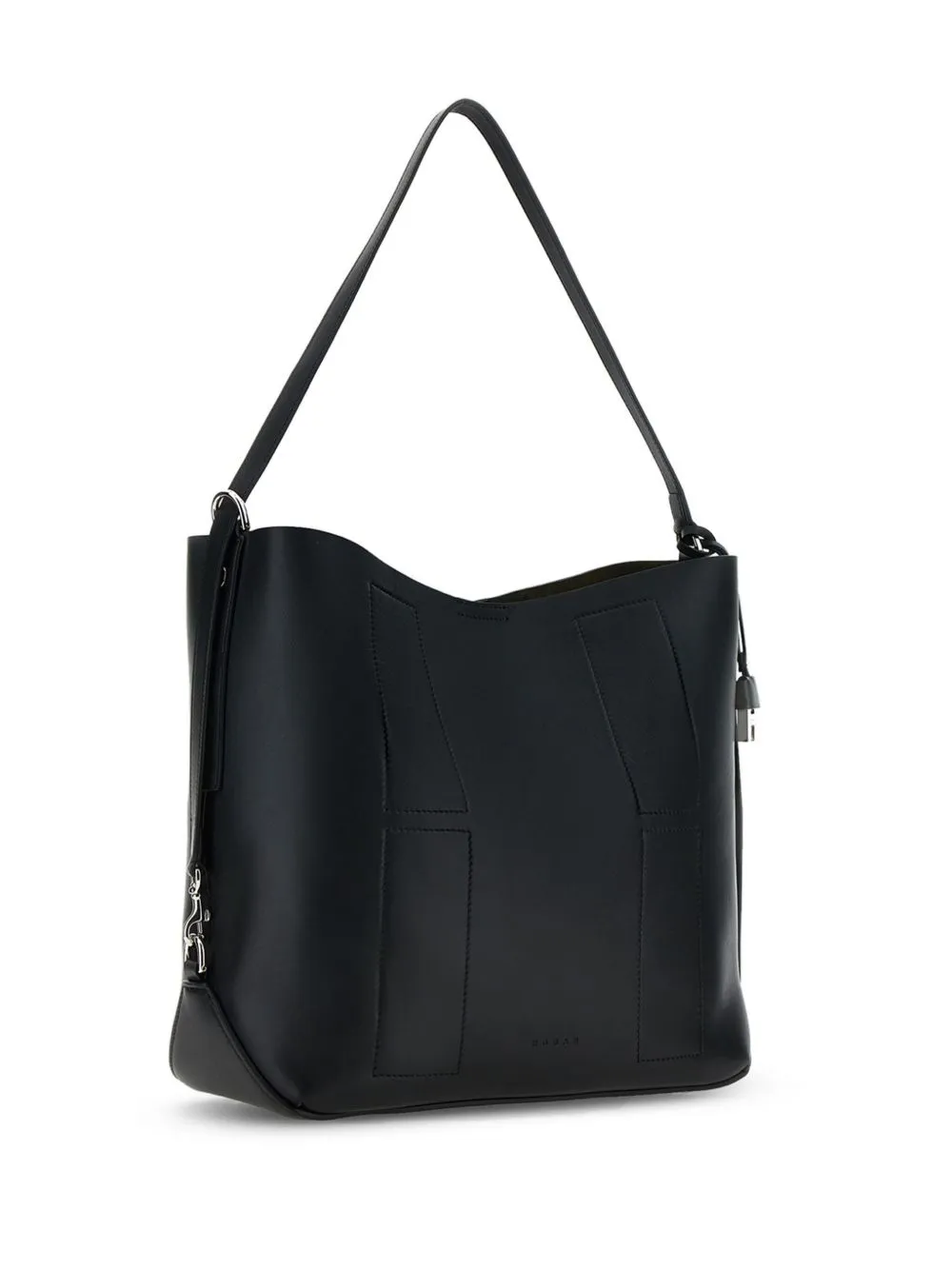 Hogan hocket medium leather hobo bag