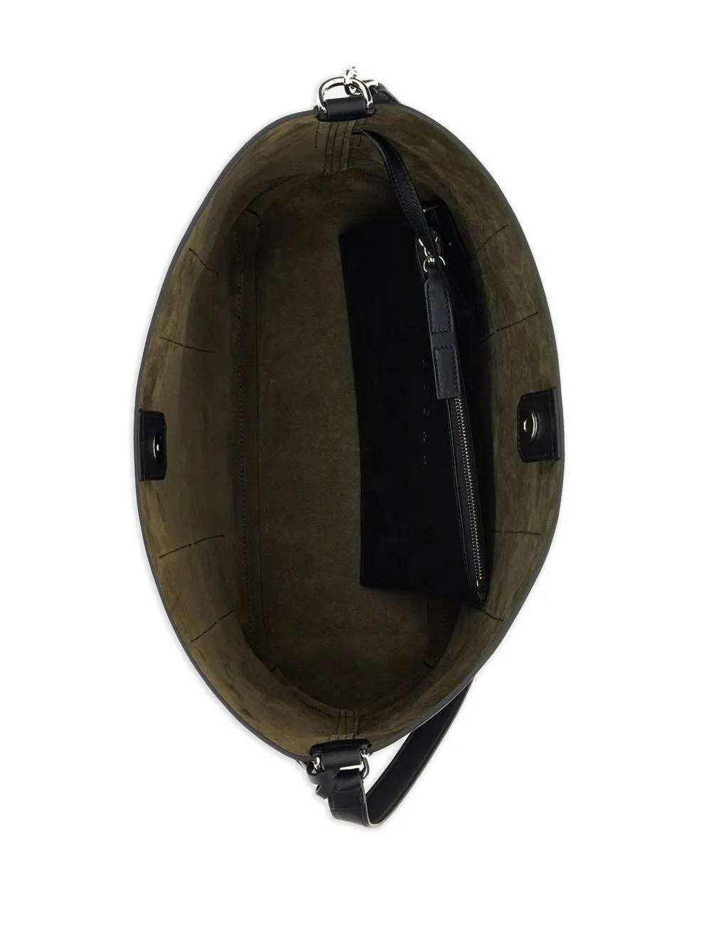 Hogan hocket medium leather hobo bag