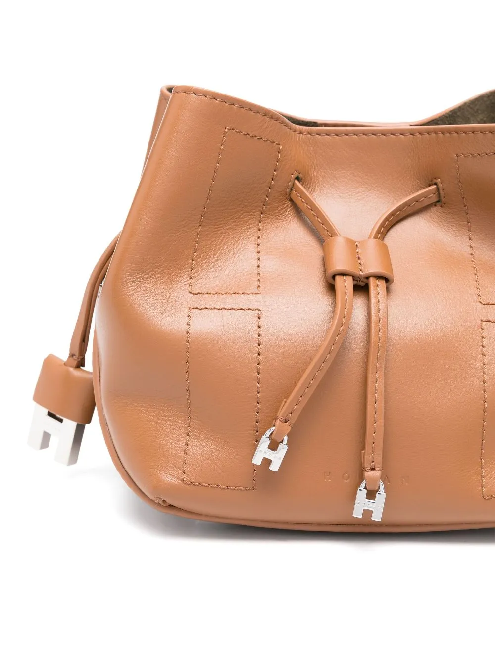Hogan hocket mini leather hobo bag