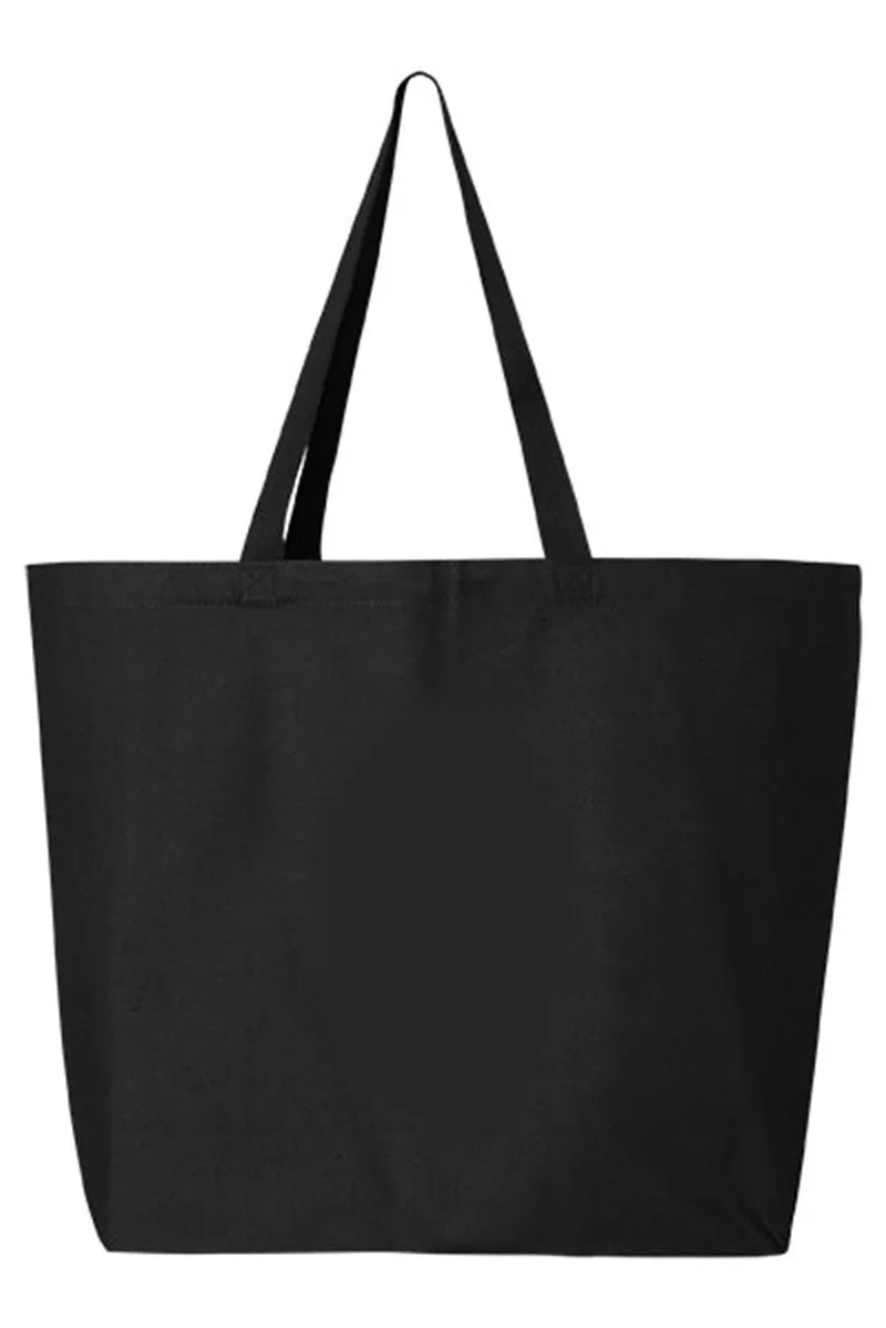 Hoppy Highland Easter Canvas Jumbo Tote