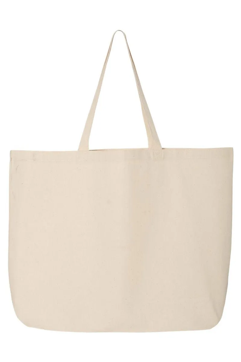 Hoppy Highland Easter Canvas Jumbo Tote