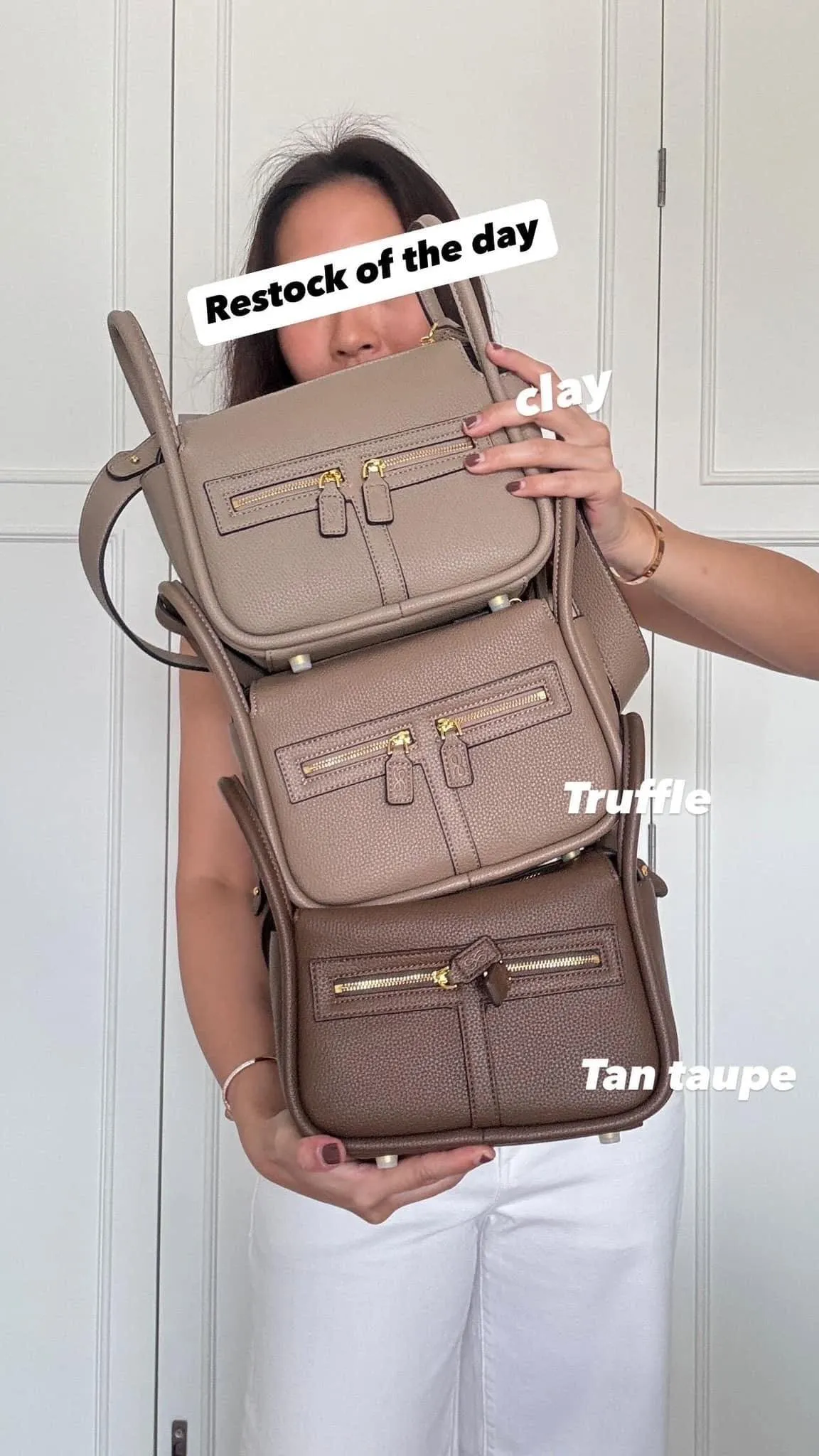 House of Little Bunny Zippy22 PU in Tan Taupe