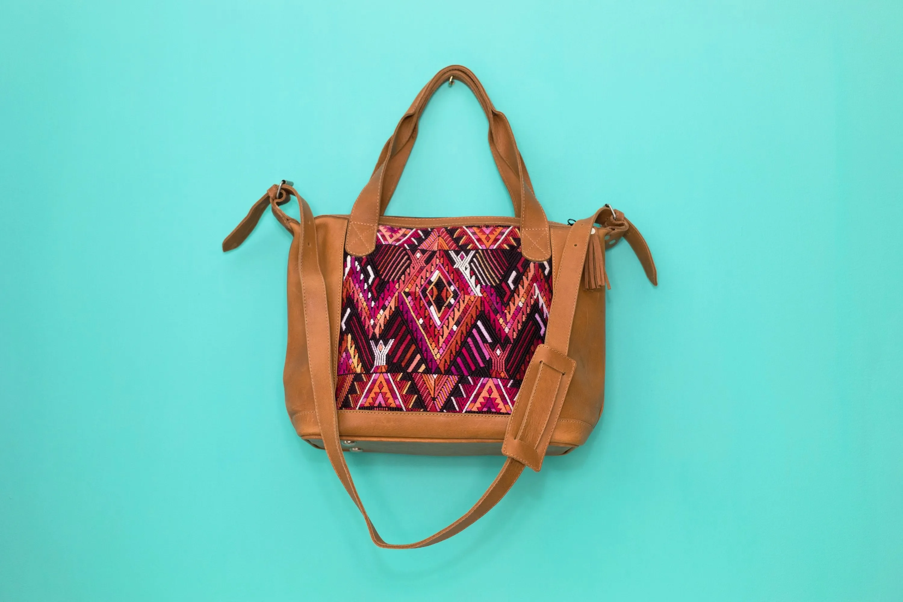 Huipil Day Bag Tote Purse Diaper Bag Cross Body (medium) #003
